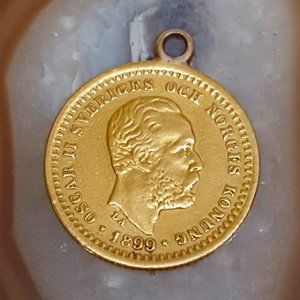 22K KRONOR Coin 1899 2.24 Grams
